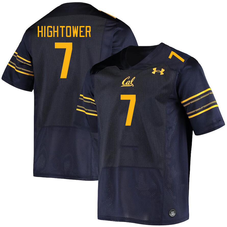 Men #7 Brian Hightower California Golden Bears College Football Jerseys Stitched Sale-Navy - Click Image to Close